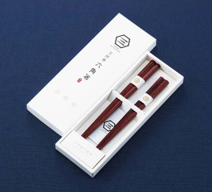 三代目紫檀六角箸  大・中2本組