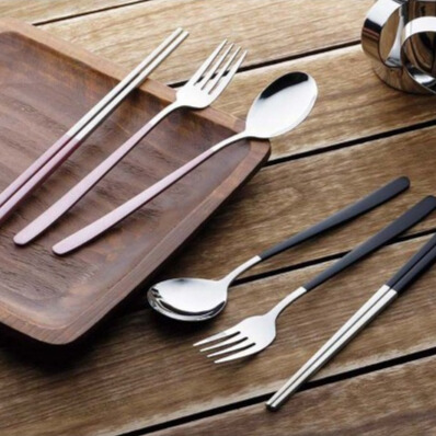 マイカトラリー3Pc  ブラック