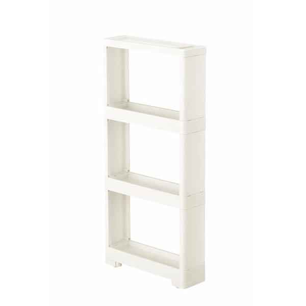 「リセ」スーパースリムラック4段 ホワイト