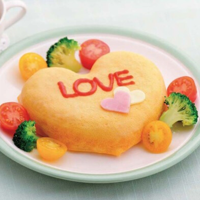 ハートのオムフライパン（レッド）