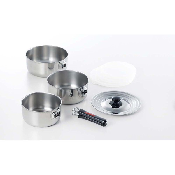 「エクセレントシェフ」ワンタッチクッカー着脱式 片手鍋16cm＆18cm＆20cm