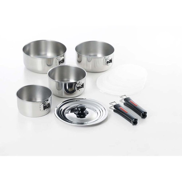 「エクセレントシェフ」ワンタッチクッカー着脱式 片手鍋14cm＆16cm＆18cm＆20cm