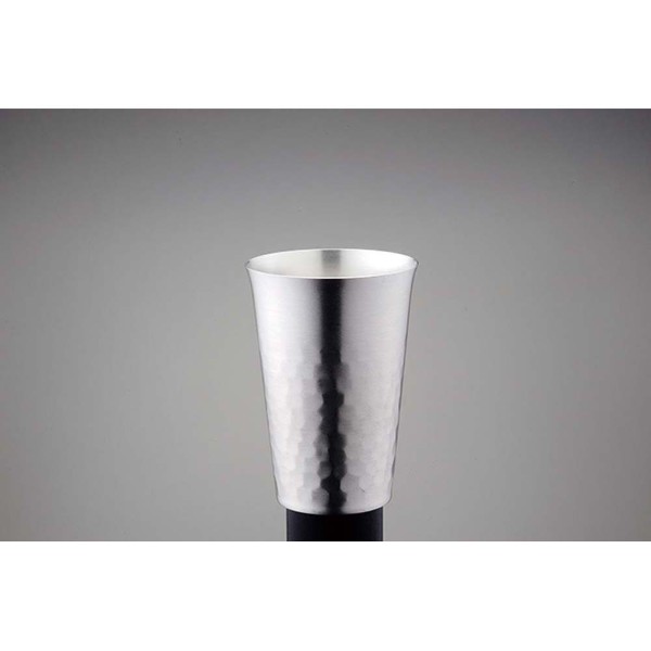 華ぐいのみストレート槌目 90㎖ 艶消し