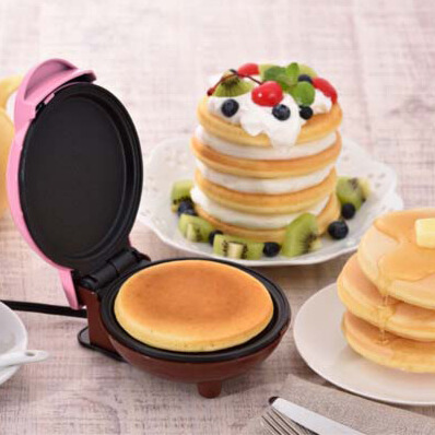 「HOME  SWAN」Let'sぱくぱく プチパンケーキメーカー ミルキーピンク
