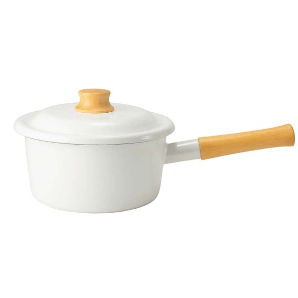 「コットンプラス」18cmソースパン ホワイト