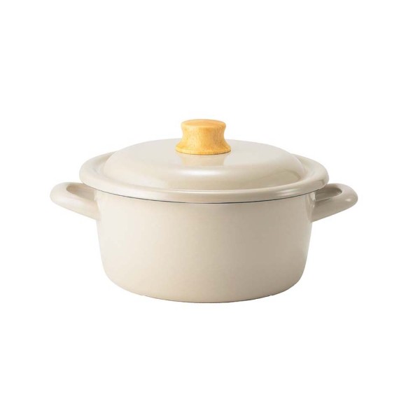 「コットンプラス」20cmキャセロールグレージュ