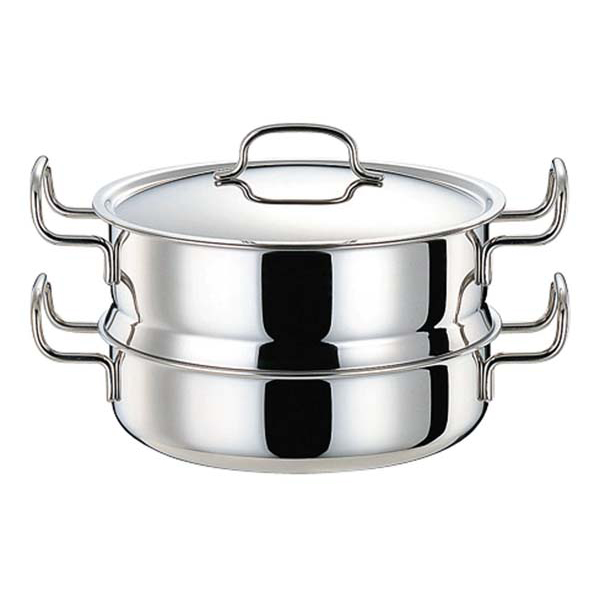 「ジオ・プロダクト」蒸し器付鍋25cm