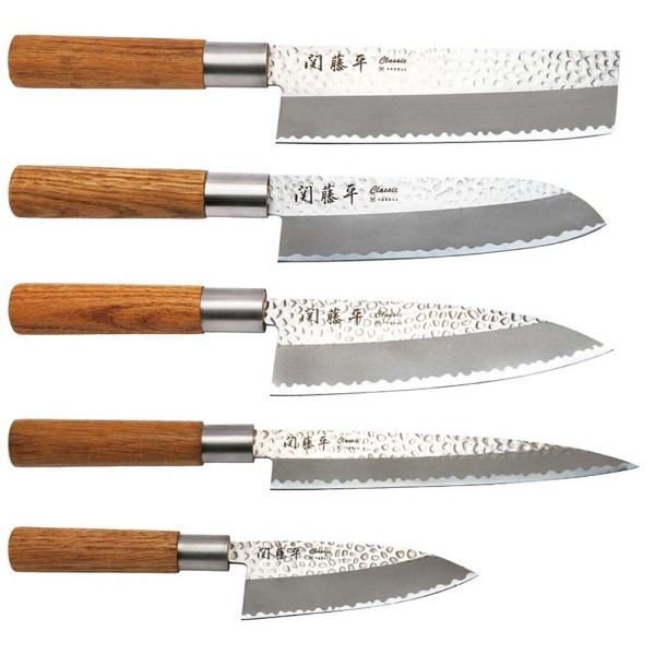 「関藤平Classic」5点セット （菜切・三徳・刺身・出刃・小出刃）