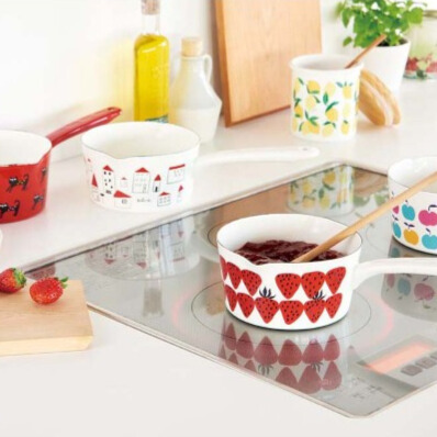 「Plune.」ホーローミルクパン15cm ミミココモモ