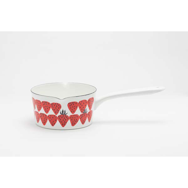 「Plune.」ホーローミルクパン15cm あかいちご