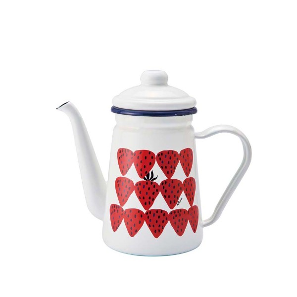 「Plune.」ホーローカフェポット あかいちご