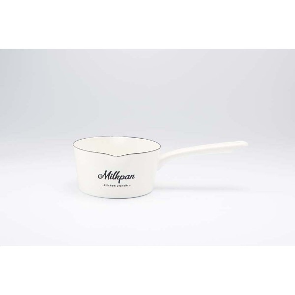 「Lilly White」ホーローミルクパン15cm「Milkpan」