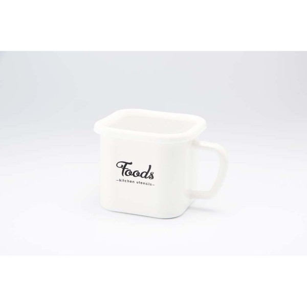 「Lilly White」ホーローマルチスクエアポット「Foods」