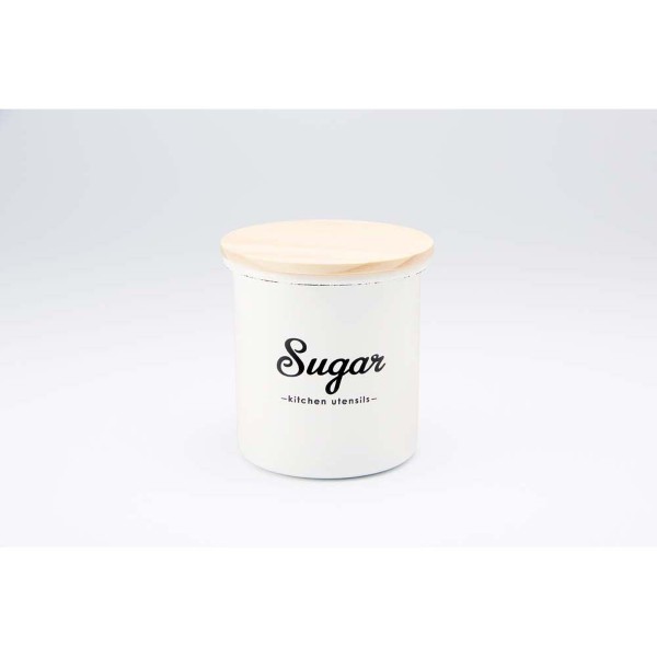 「Lilly White」ホーローキャ二スター「Suger」