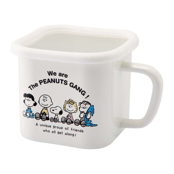 「スヌーピー」ホーローマルチスクエアポット