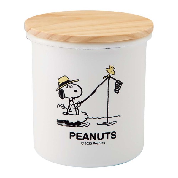 「スヌーピー」ホーローキャニスター