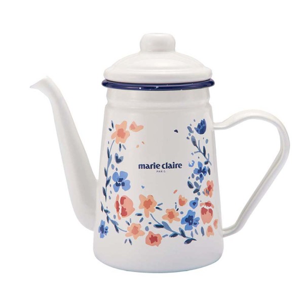 「マリクレール」“fleurette（フルレット）”ホーローカフェポット