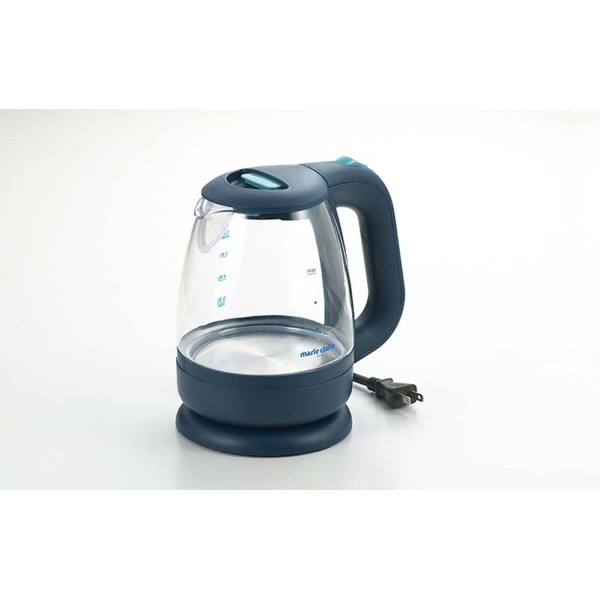 「マリ・クレール」Aqua Glass電気ケトル1.2ℓ LEDタイプ