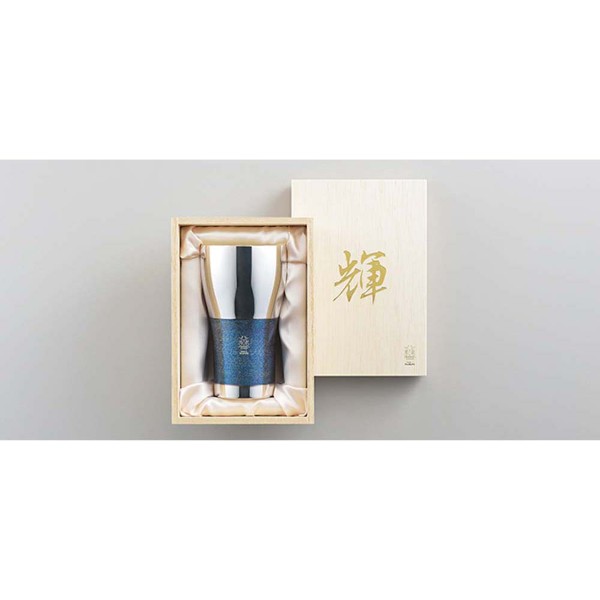 「輝」純銅ビアタンブラー 銀古美