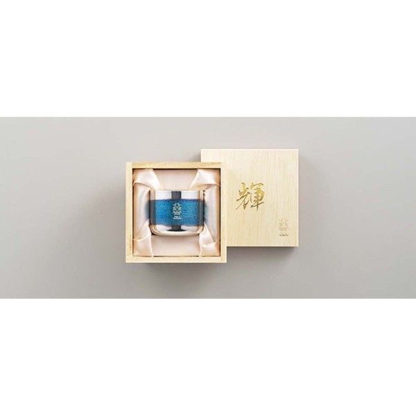 「輝」純銅ぐい呑み 銀古美