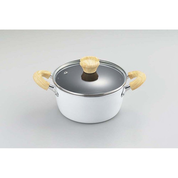 「ナチュラプラス」IH対応両手鍋20cm