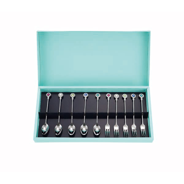 「シャイン」コーヒースプーン ヒメフォーク 10pc