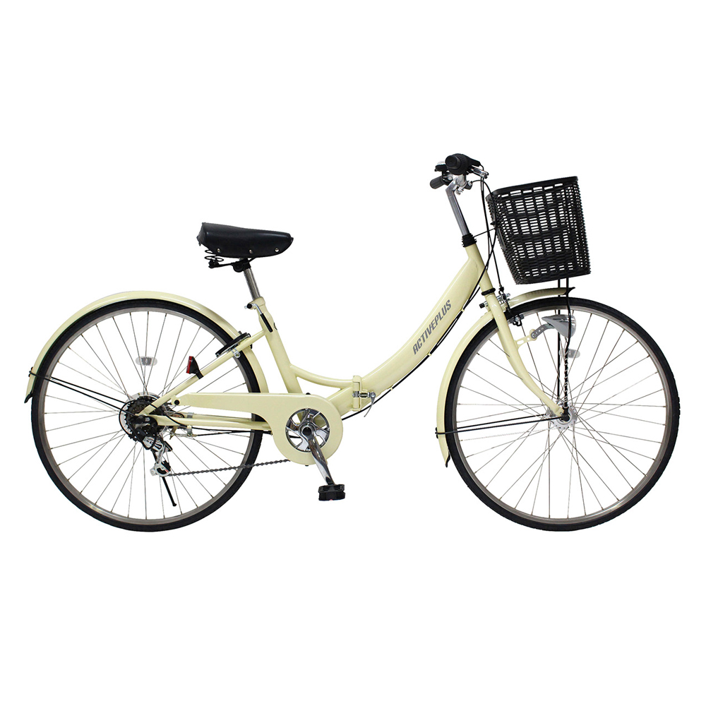 ACTIVEPLUS ノーパンク26インチ折畳シティサイクル