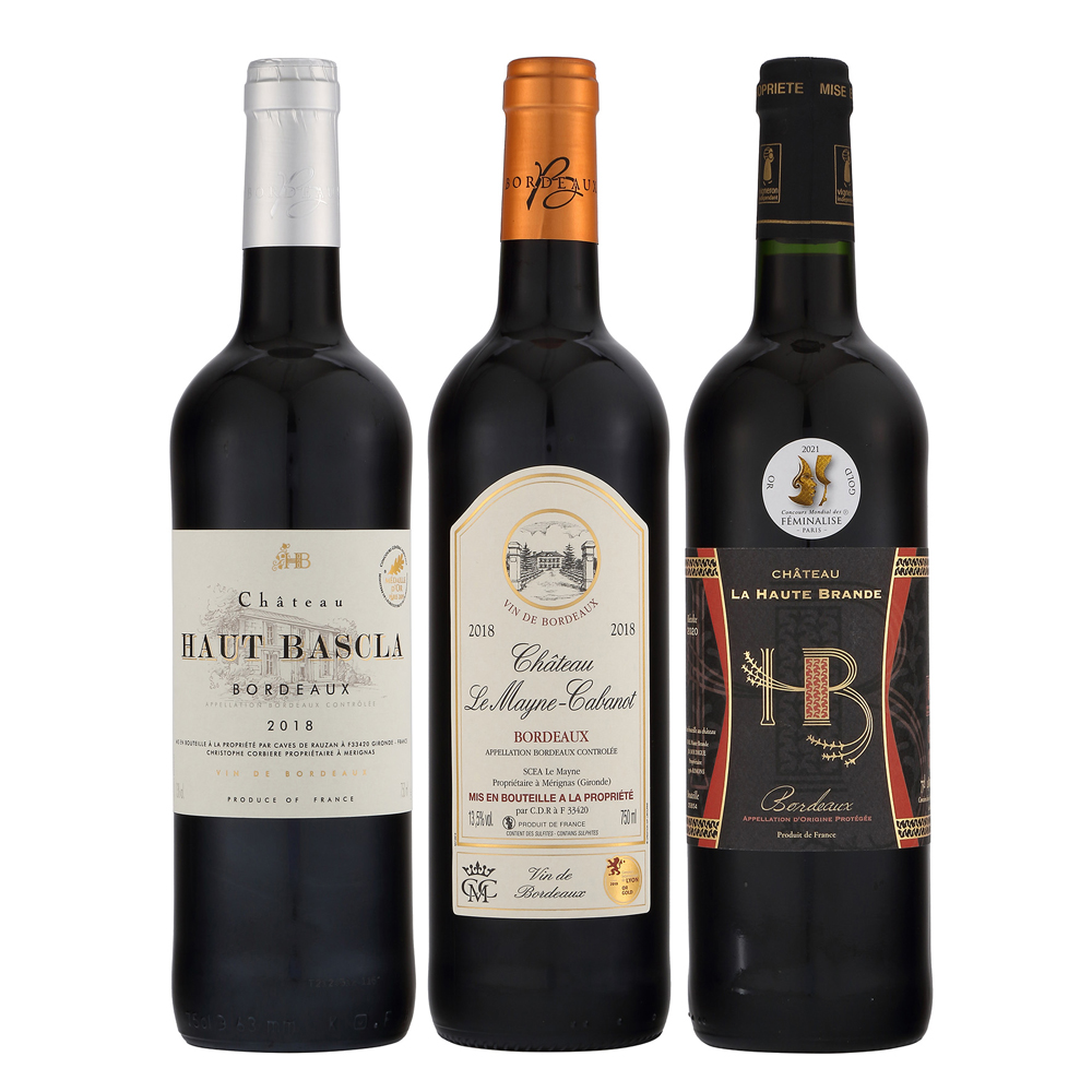 2023年度金賞ボルドー３本セット