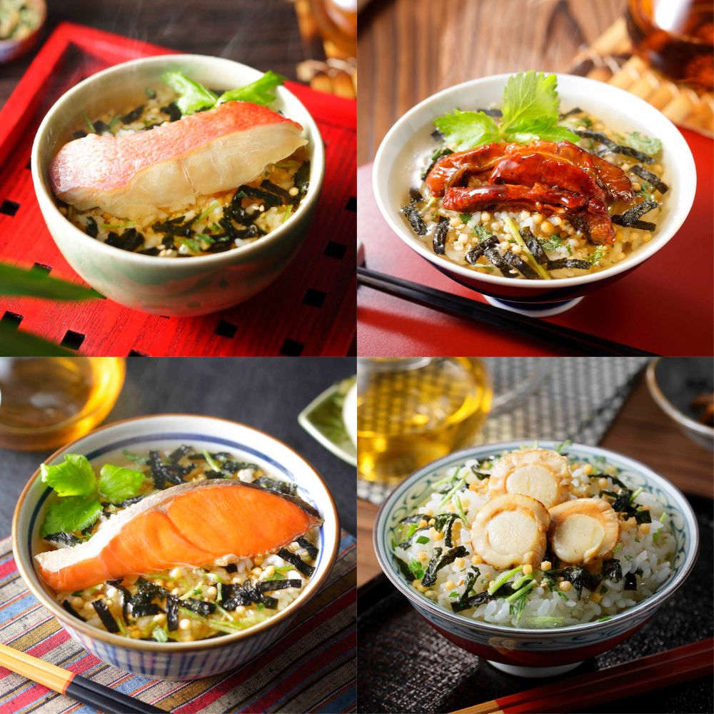にっぽんの膳　本格だし茶漬け4個セット 人気の4種