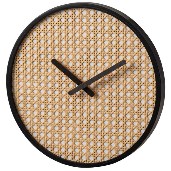 ウォールクロック  ブラック