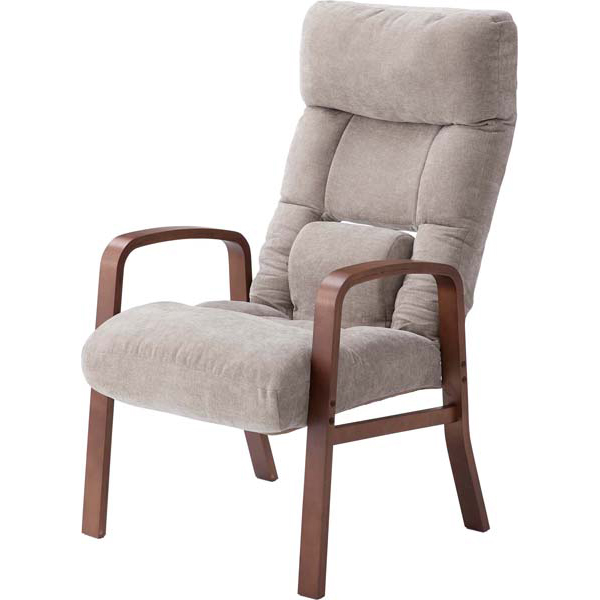 腰楽高座椅子  ベージュ