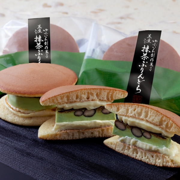 黒豆入り　抹茶ぷりんどら　4個入