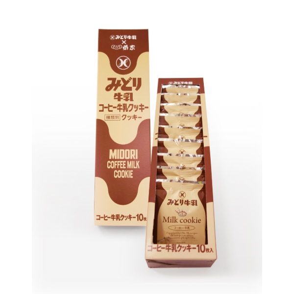 九州乳業　ミルククッキー（コーヒー牛乳）　10枚入