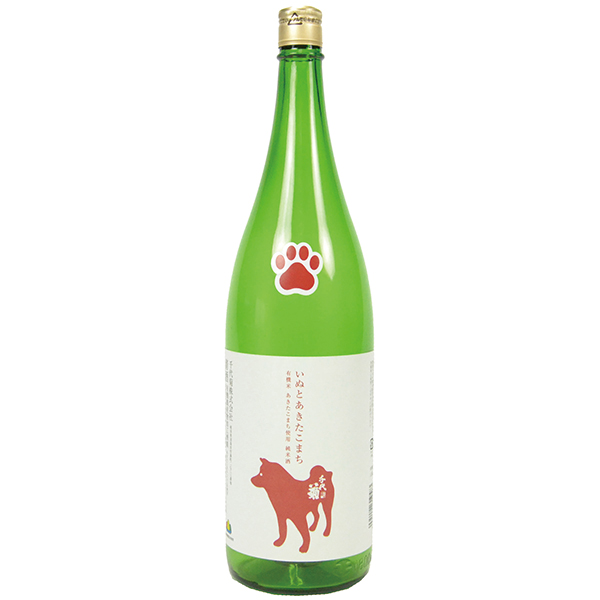 千代菊  純米　いぬとあきたこまち　1.8ℓ