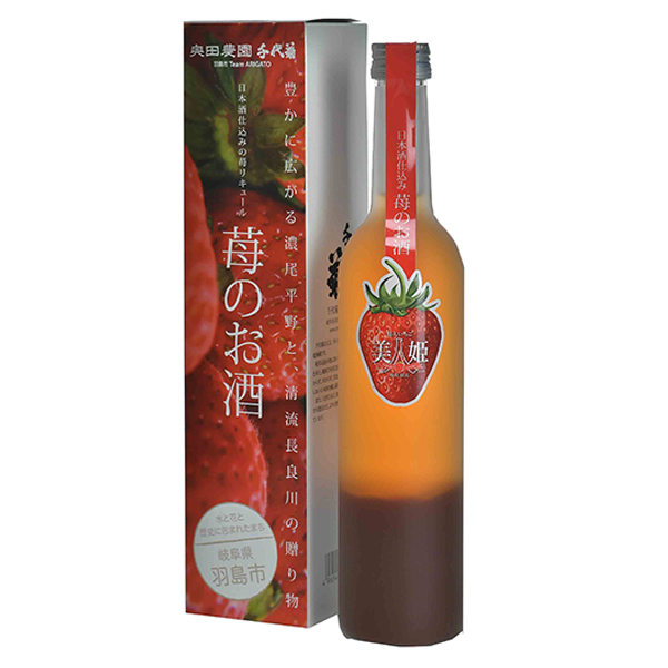 千代菊  日本酒仕込苺のお酒　500ml