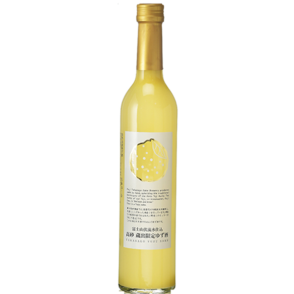 富士高砂酒造  山廃ゆず酒　500㎖