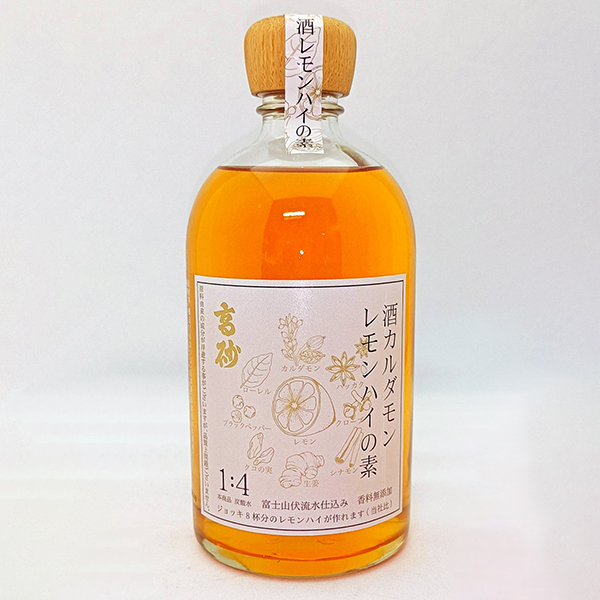 富士高砂酒造  酒カルダモン　レモンハイの素　500㎖