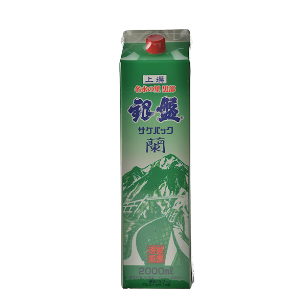 銀盤酒造  名水 蘭パック　2ℓ