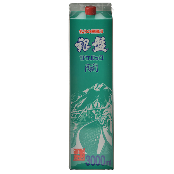 銀盤酒造  名水 蘭パック　3ℓ