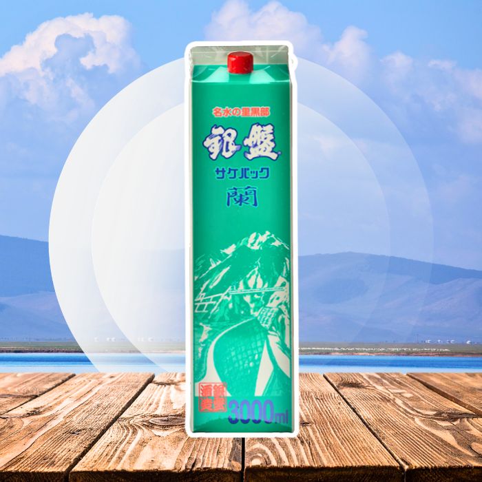 銀盤酒造  名水 蘭パック 3ℓ