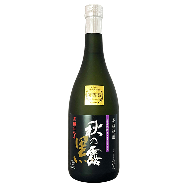 常楽酒造  秋の露 黒　720㎖