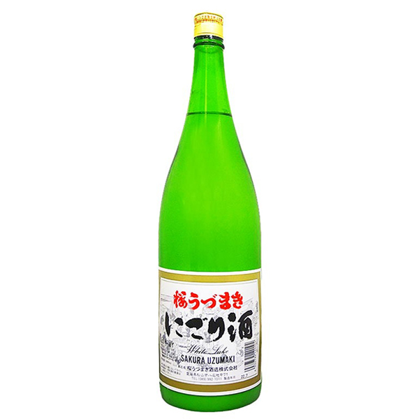 桜うづまき酒造  にごり酒　1.8ℓ