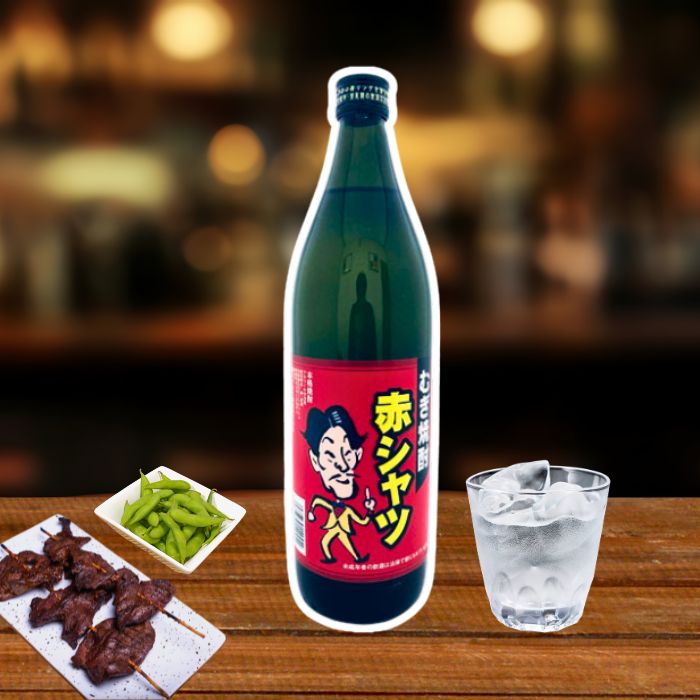 桜うづまき酒造  本格麦焼酎 赤シャツ 900㎖