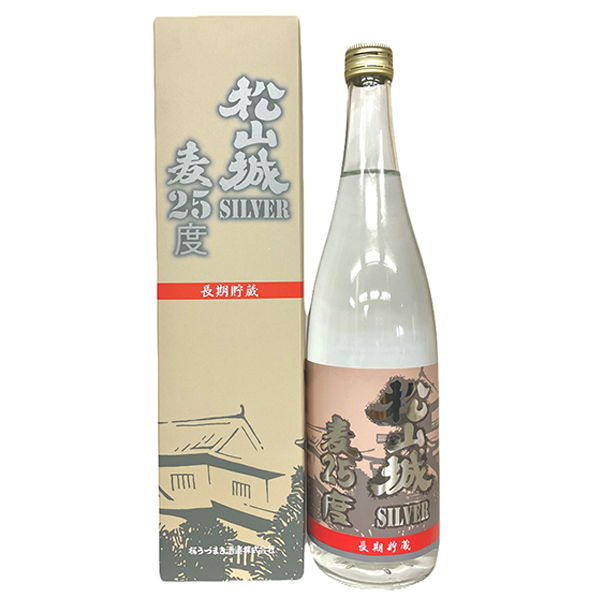 桜うづまき酒造  松山城　SILVER　麦25度　720ml