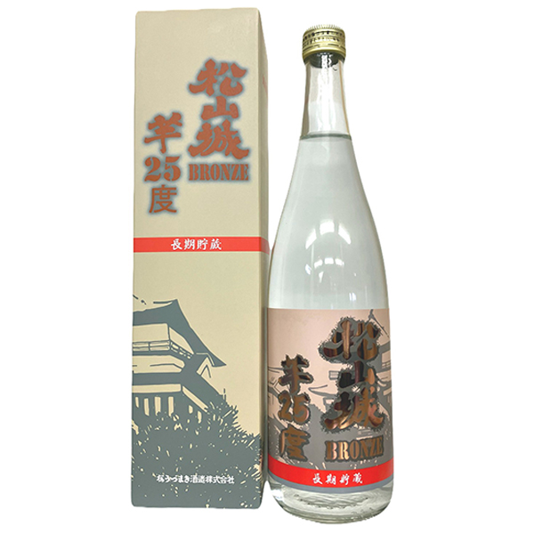 桜うづまき酒造  松山城　BRONZE　芋25度　720ml