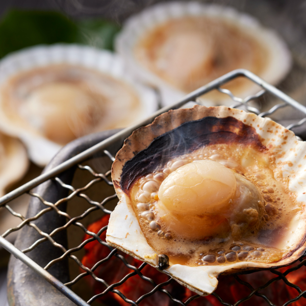 北海道産　帆立片貝
