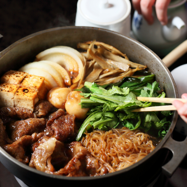 京都 「モリタ屋」 黒毛和牛肩ロースすき焼き用450g（割り下付）