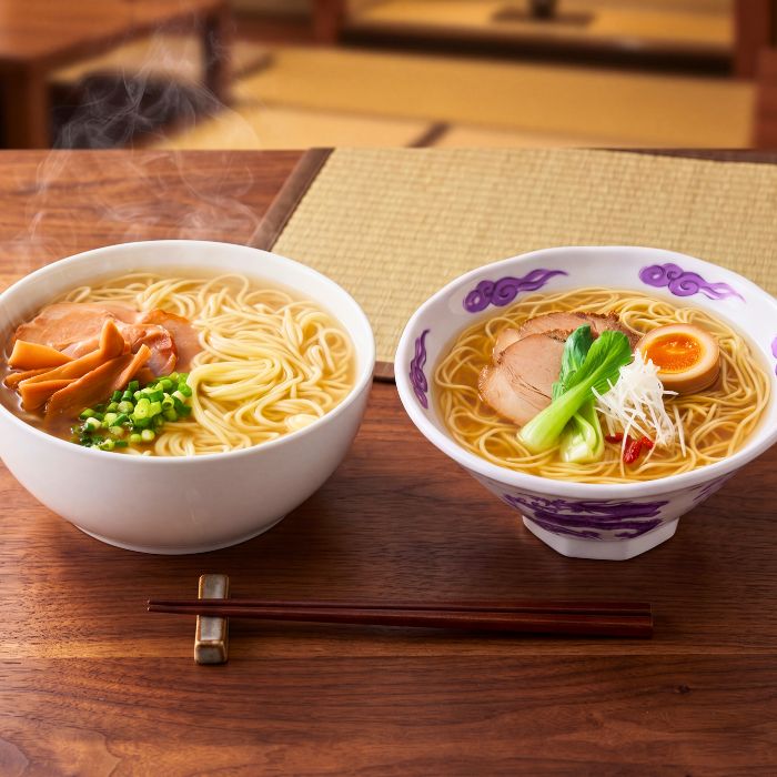 福岡 博多水炊き塩ラーメンセット E