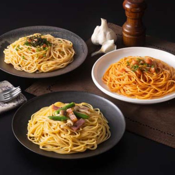 半生パスタ(あえるパスタソース付き)3種の味セット