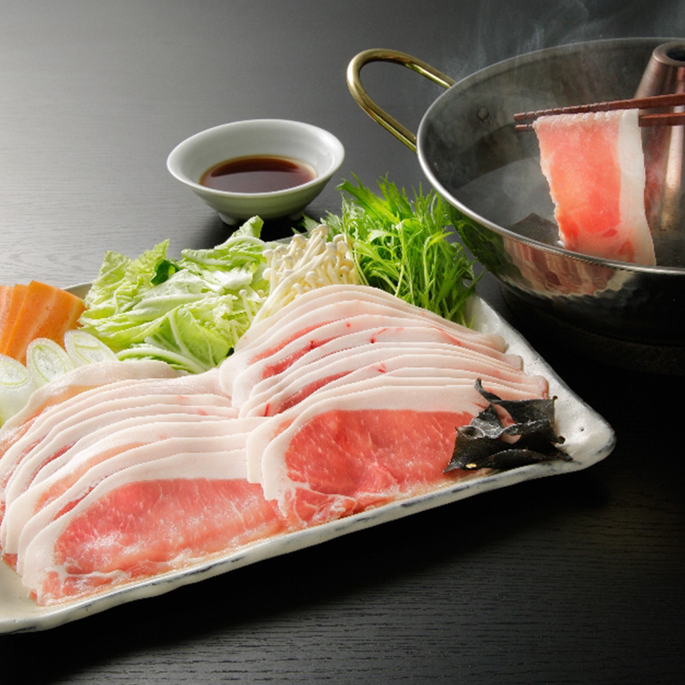 北海道真狩産ハーブ豚肉ロース肉スライスしゃぶしゃぶ用